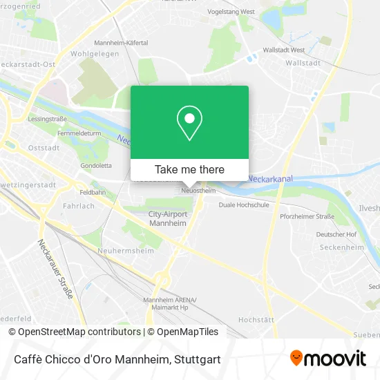Карта Caffè Chicco d'Oro Mannheim