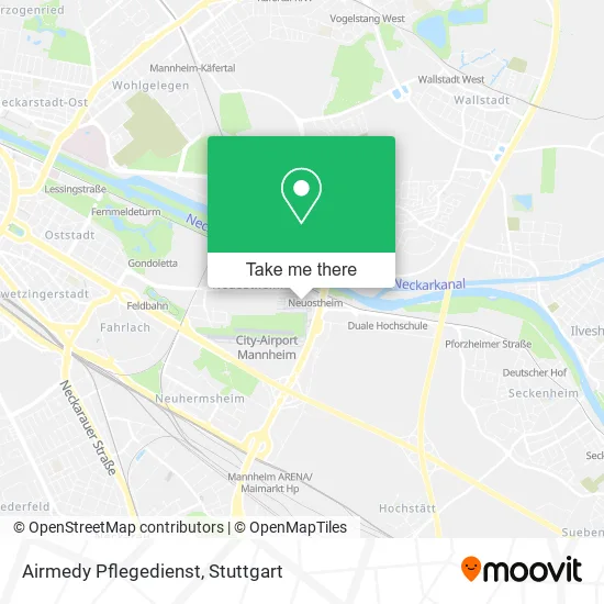 Карта Airmedy Pflegedienst