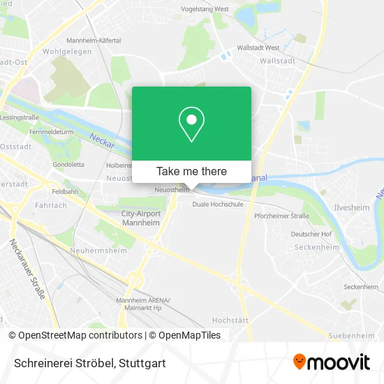 Карта Schreinerei Ströbel