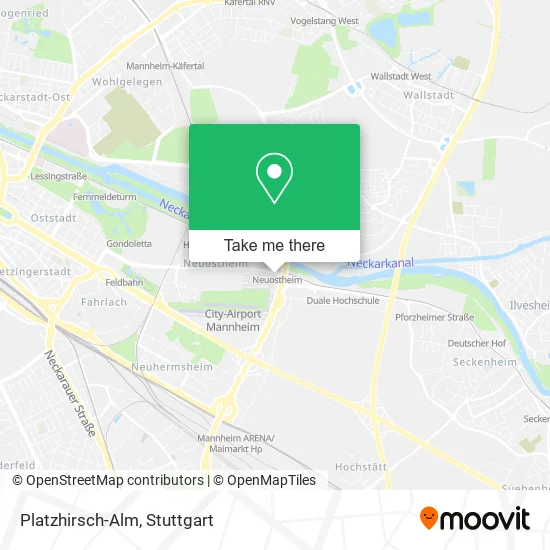 Карта Platzhirsch-Alm