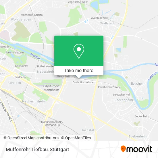 Карта Muffenrohr Tiefbau