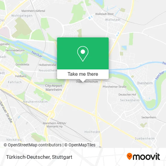 Карта Türkisch-Deutscher
