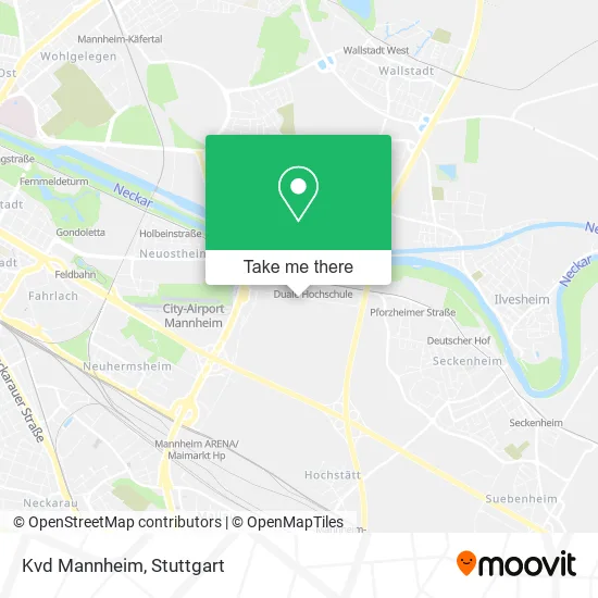 Карта Kvd Mannheim