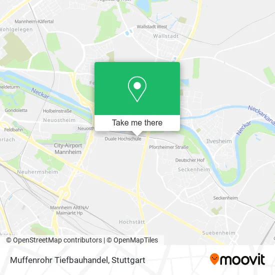 Карта Muffenrohr Tiefbauhandel