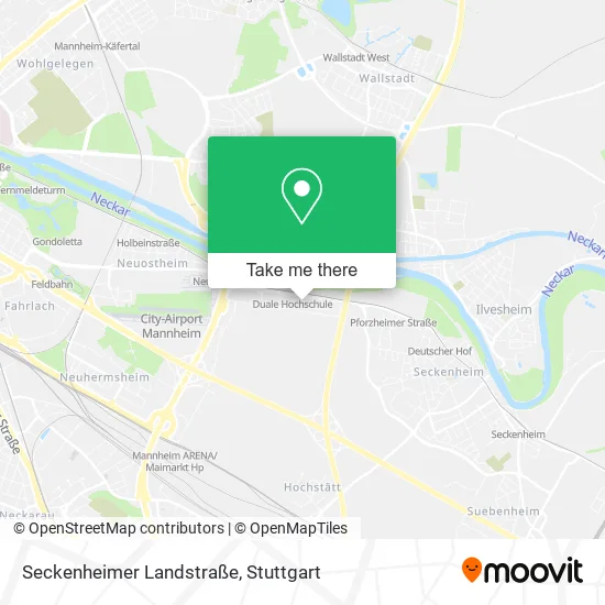 Карта Seckenheimer Landstraße