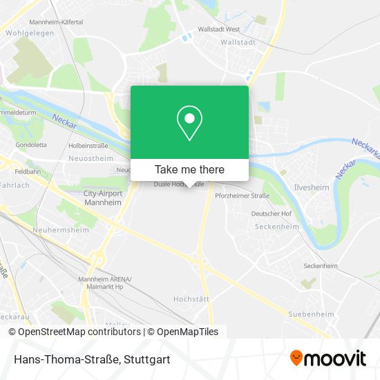 Hans-Thoma-Straße map