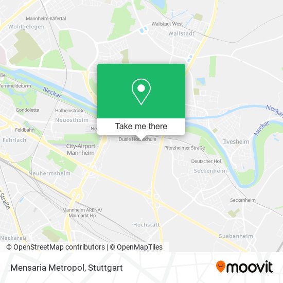Карта Mensaria Metropol