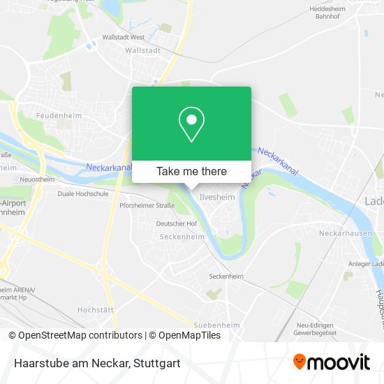 Карта Haarstube am Neckar