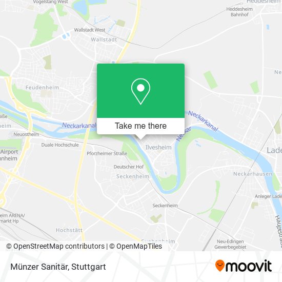 Карта Münzer Sanitär