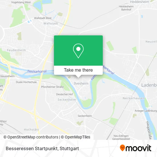 Карта Besseressen Startpunkt