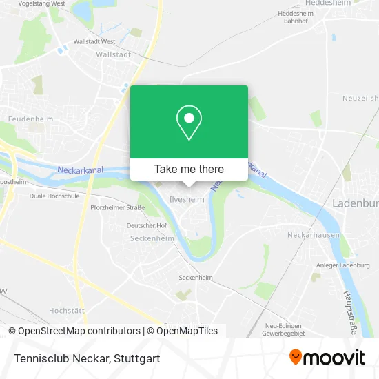 Карта Tennisclub Neckar