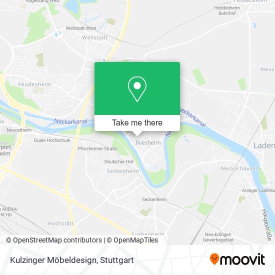Kulzinger Möbeldesign map