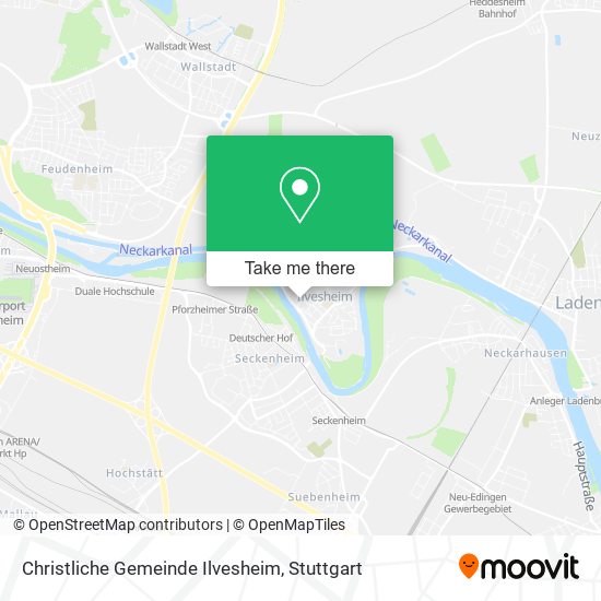 Christliche Gemeinde Ilvesheim map