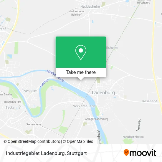 Карта Industriegebiet Ladenburg