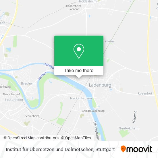 Institut für Übersetzen und Dolmetschen map