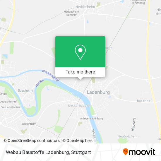 Карта Webau Baustoffe Ladenburg
