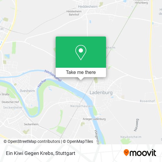 Ein Kiwi Gegen Krebs map