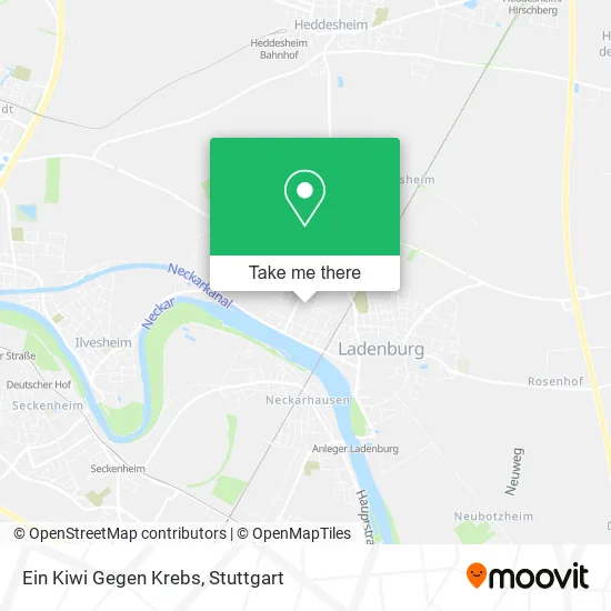 Карта Ein Kiwi Gegen Krebs
