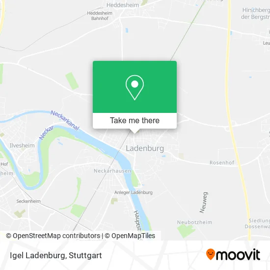 Карта Igel Ladenburg