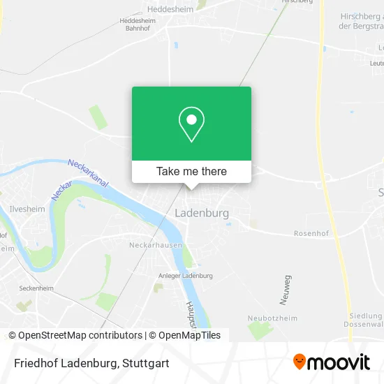 Карта Friedhof Ladenburg