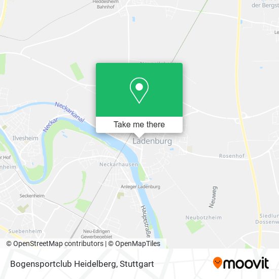 Bogensportclub Heidelberg map
