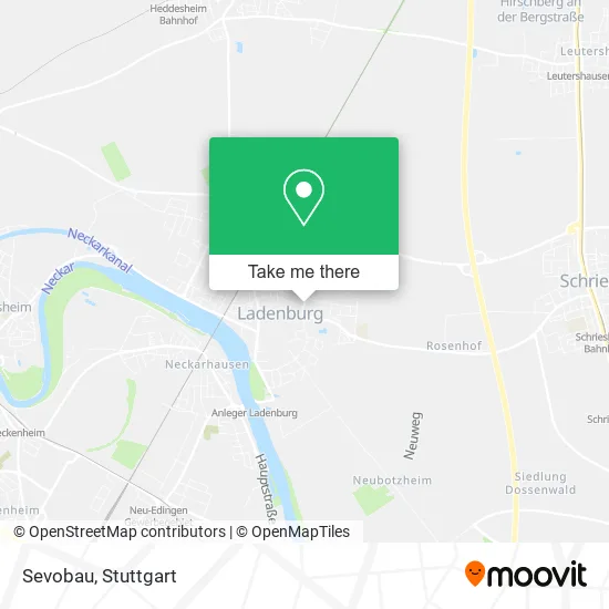 Карта Sevobau
