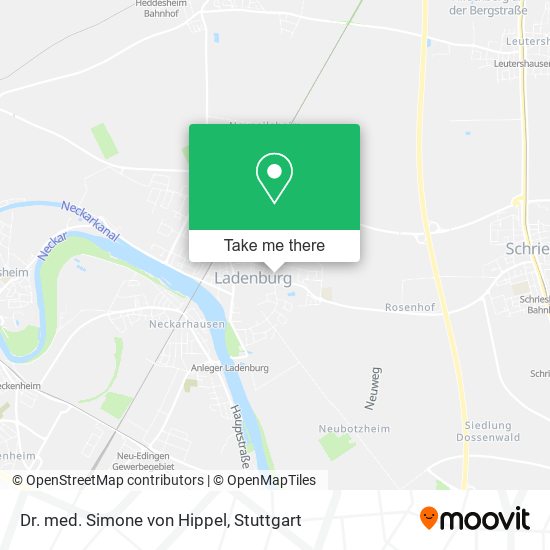 Dr. med. Simone von Hippel map