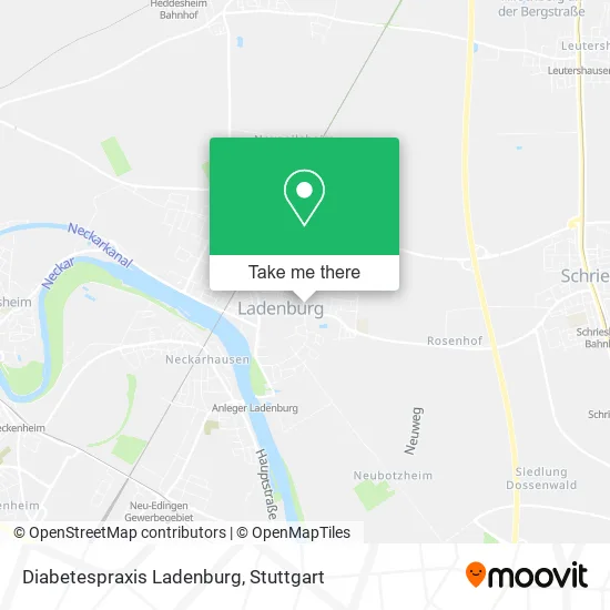 Карта Diabetespraxis Ladenburg