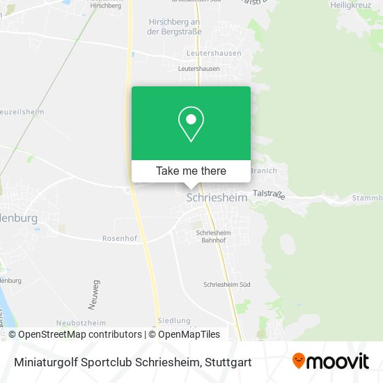 Miniaturgolf Sportclub Schriesheim map
