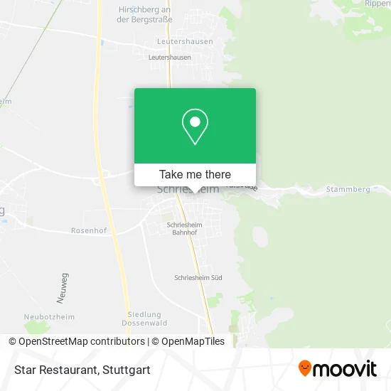 Карта Star Restaurant