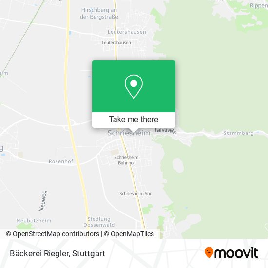 Bäckerei Riegler map
