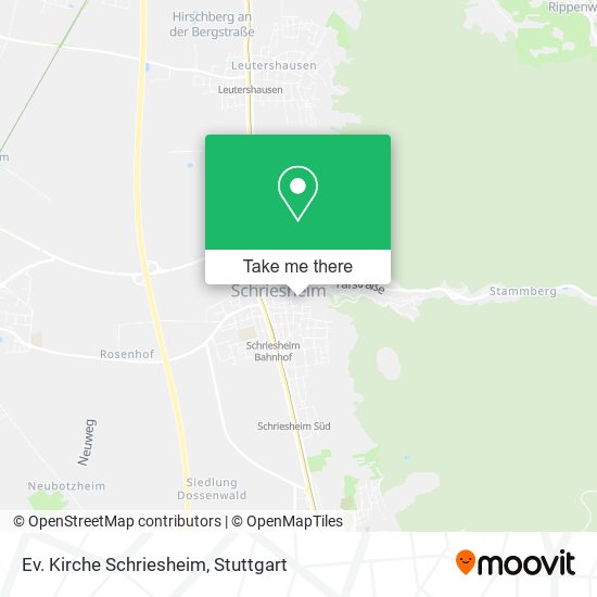 Ev. Kirche Schriesheim map