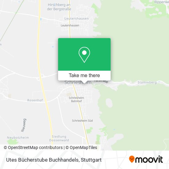 Карта Utes Bücherstube Buchhandels