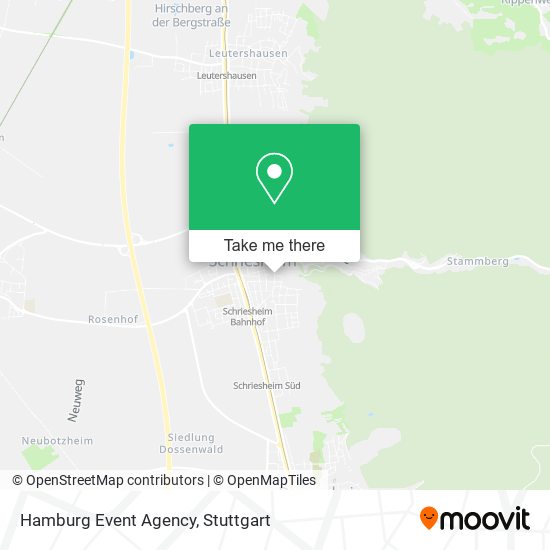 Hamburg Event Agency map