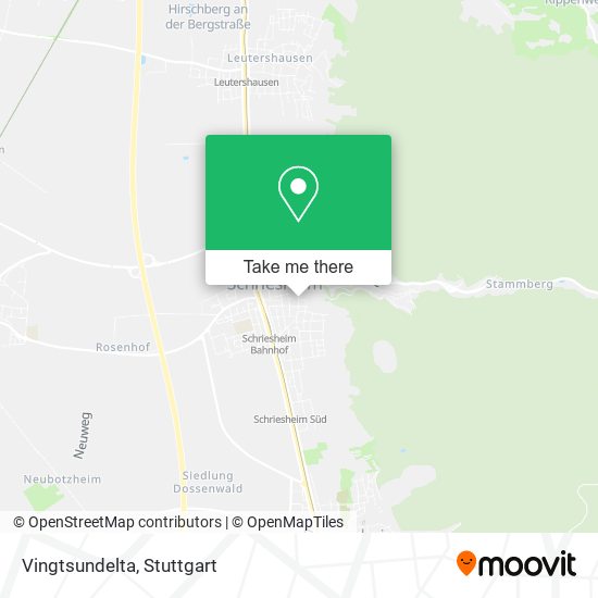 Карта Vingtsundelta