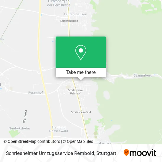 Карта Schriesheimer Umzugsservice Rembold
