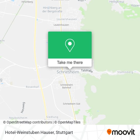 Hotel-Weinstuben Hauser map
