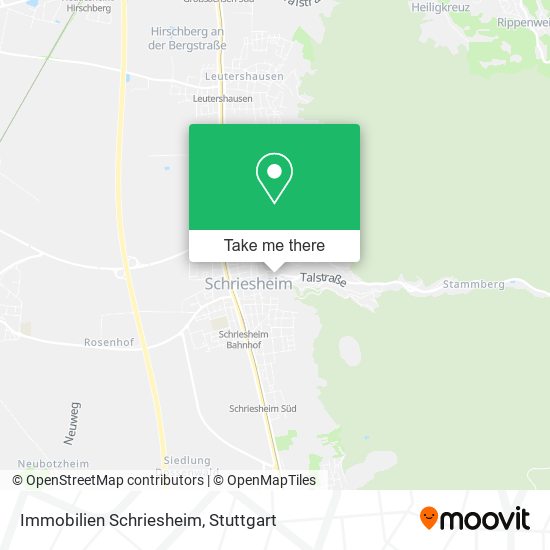 Immobilien Schriesheim map