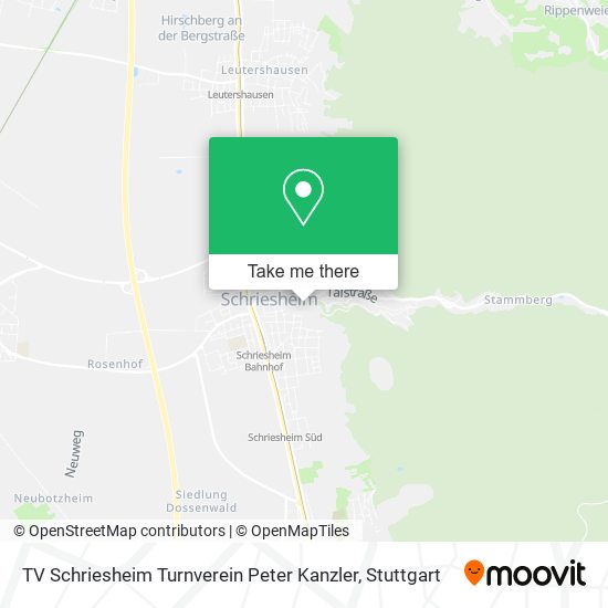TV Schriesheim Turnverein Peter Kanzler map