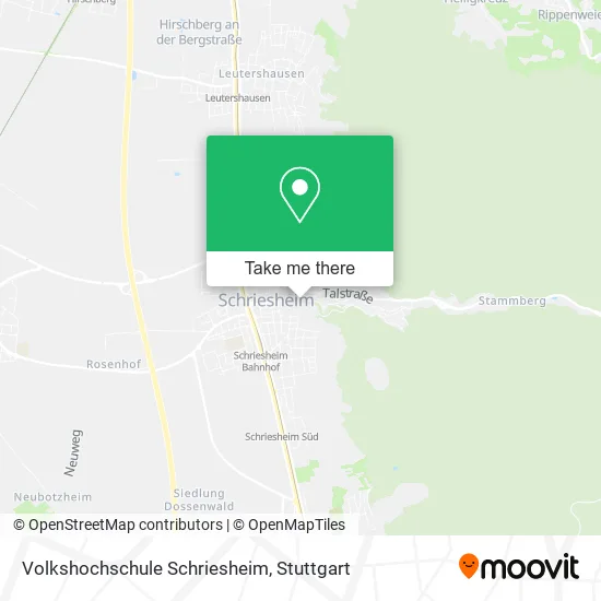 Карта Volkshochschule Schriesheim