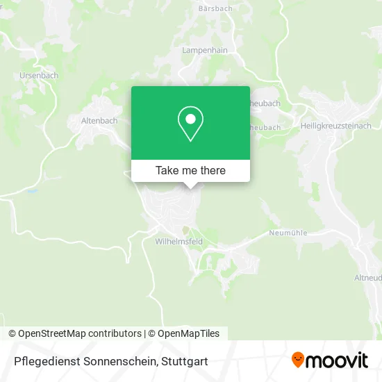 Карта Pflegedienst Sonnenschein