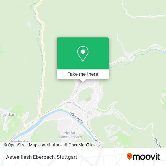 Asteelflash Eberbach map