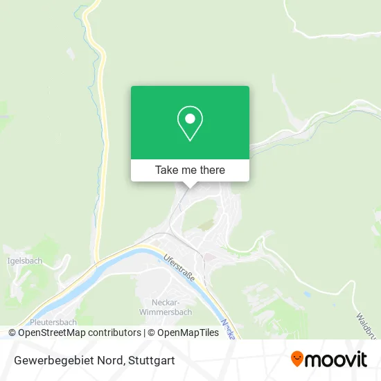 Карта Gewerbegebiet Nord