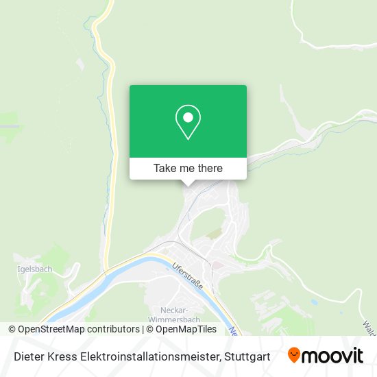 Dieter Kress Elektroinstallationsmeister map