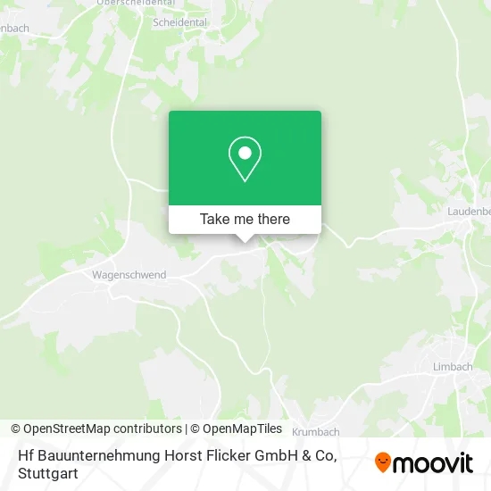 Карта Hf Bauunternehmung Horst Flicker GmbH & Co