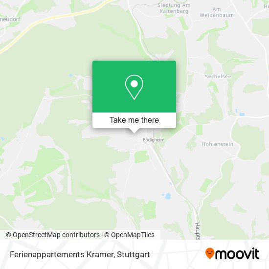 Ferienappartements Kramer map