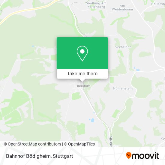 Bahnhof Bödigheim map