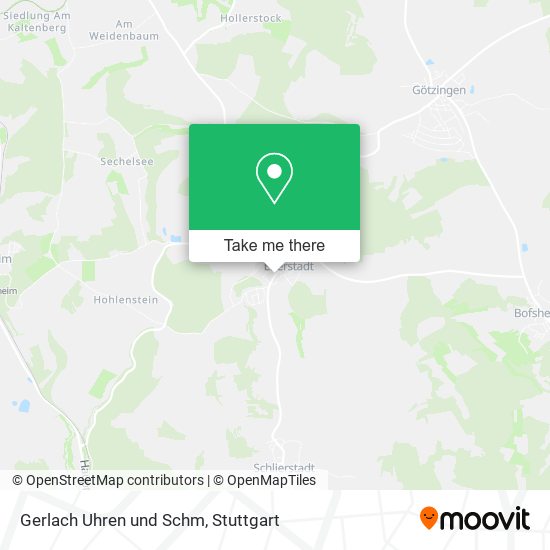 Gerlach Uhren und Schm map