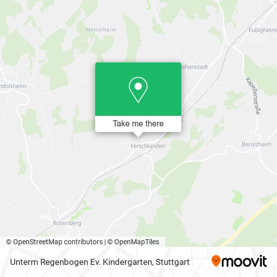 Unterm Regenbogen Ev. Kindergarten map