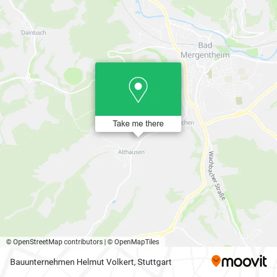 Карта Bauunternehmen Helmut Volkert